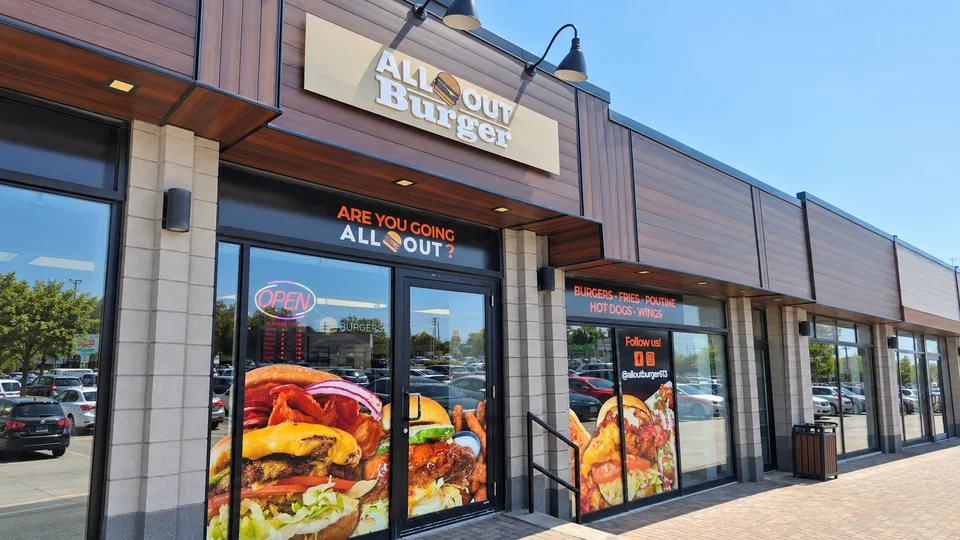 All-Out Burger Montreal storefront